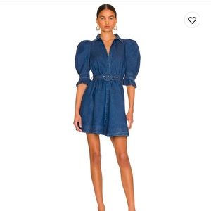 Bardot denim dress